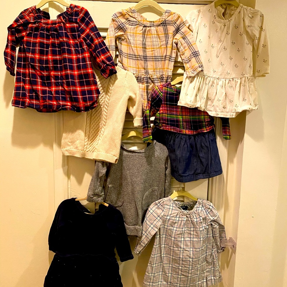 Gap girls dresses lot 12-18 month